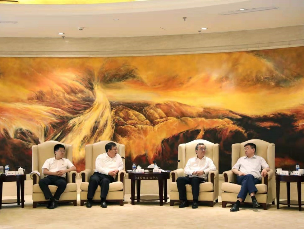 金亞潤(rùn)環(huán)?？萍级麻L(zhǎng)常文光一行赴太原參加“工業(yè)固廢綜合利用”項(xiàng)目政企銀洽談會(huì)